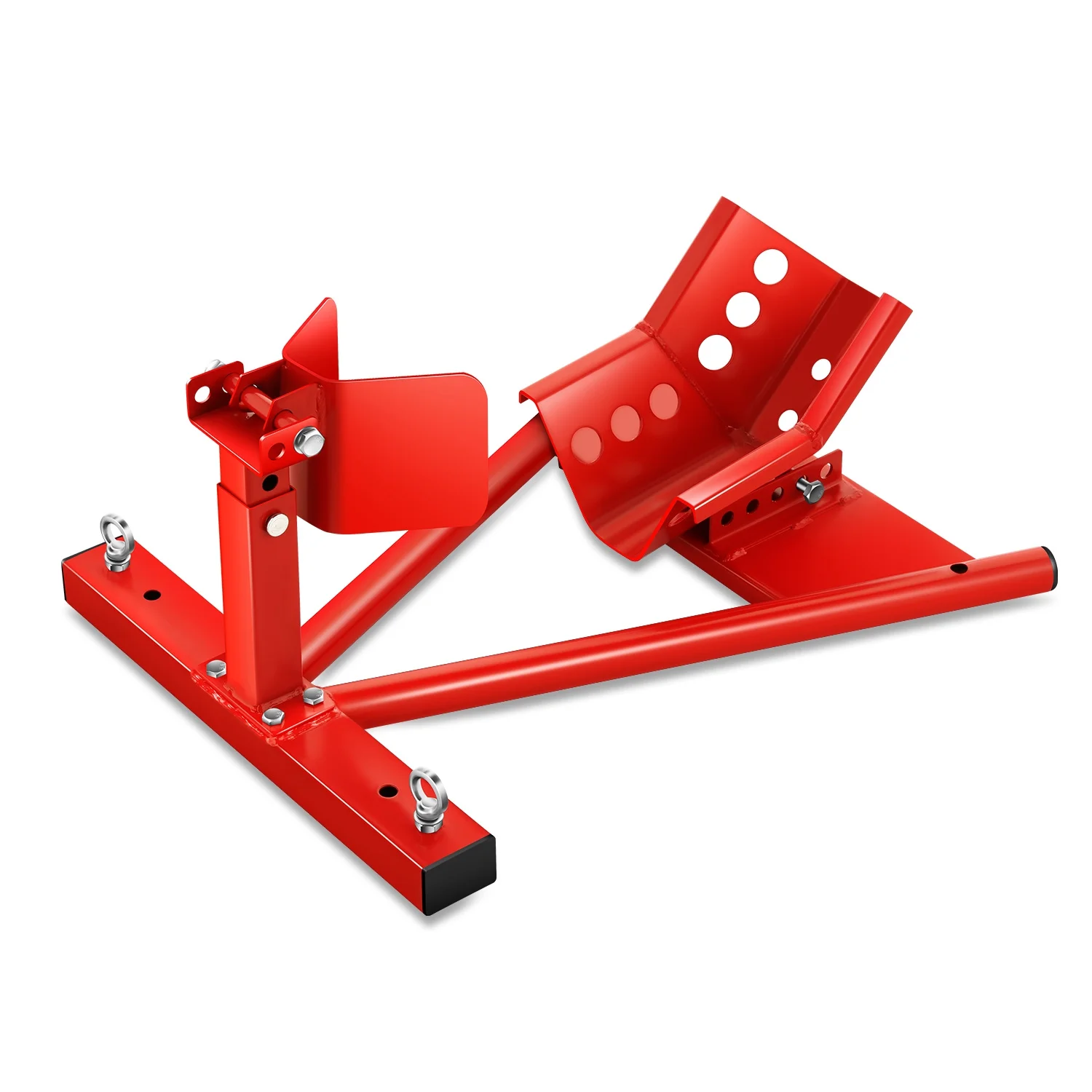 

DNA Motoring Motorcycle Support Providing Essential Support, for Most Motorcycles, with Matching mounting Screws, Red