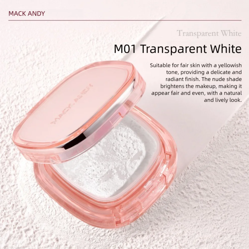 3-Farben-Lose-Puder für das Gesicht, langlebig, wasserdicht, leichte Luft, loses Pulver, aufhellendes Ölkontroll-Make-up-Einstellungspuder