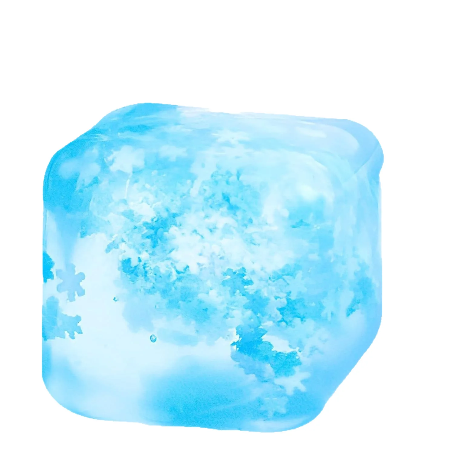 كرة ضغط على شكل مكعب ثلج المالتوز، لعبة تخفيف التوتر للبالغين، ألعاب مضحكة لتهدئة القلق