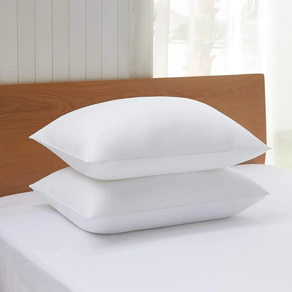 

Bed Pillows 2Pack Hotel Collection Luxury Soft Inserts for Sleeping-Breathable and Comfortable for Stomach Back Sleepers，Pillows