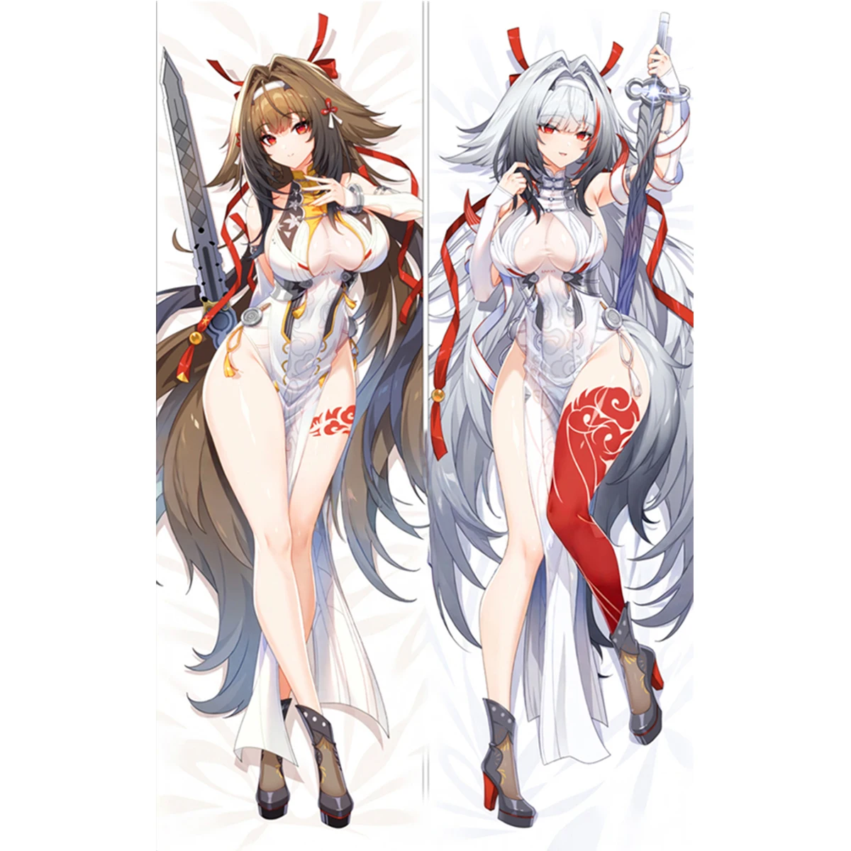 Ye Shunguang Large Dakimakura Cover Anime Game Girl Long Life Size Body Pillow Case Customized Printed Gift