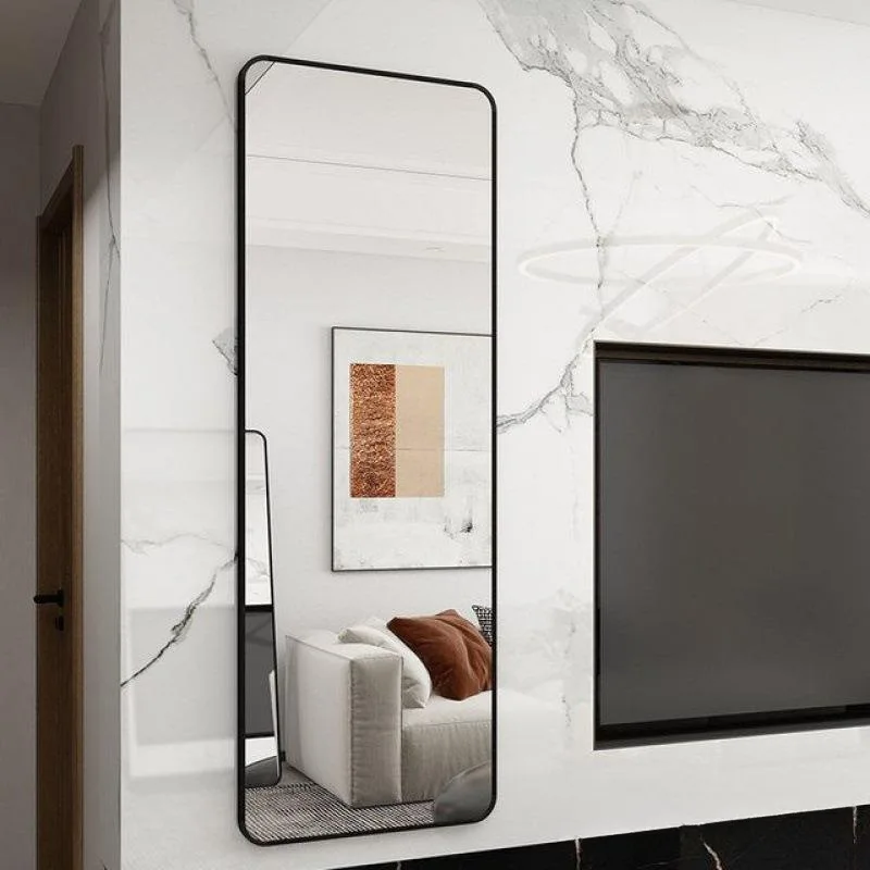 

YFY full-length mirror household full-length mirror wall-mounted girls' bedroom vertical floor-to-ceiling fitting wall-mounted