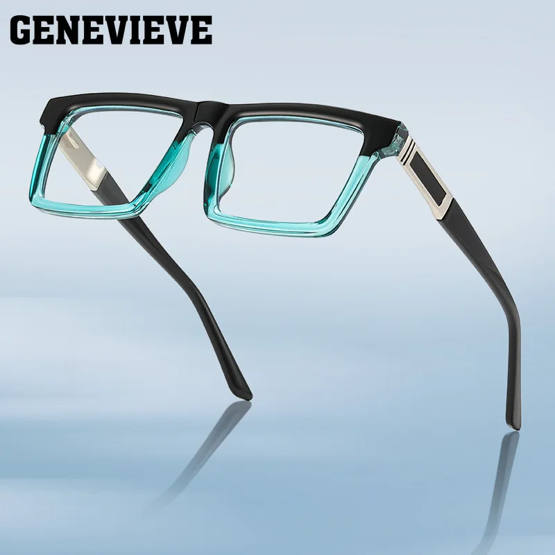 جنيف نظارات قراءة جديدة وبسيطة للرجال مخصصة فوتوكروميك مضادة للضوء الأزرق يمكن تخصيصها وصفة طبية #1