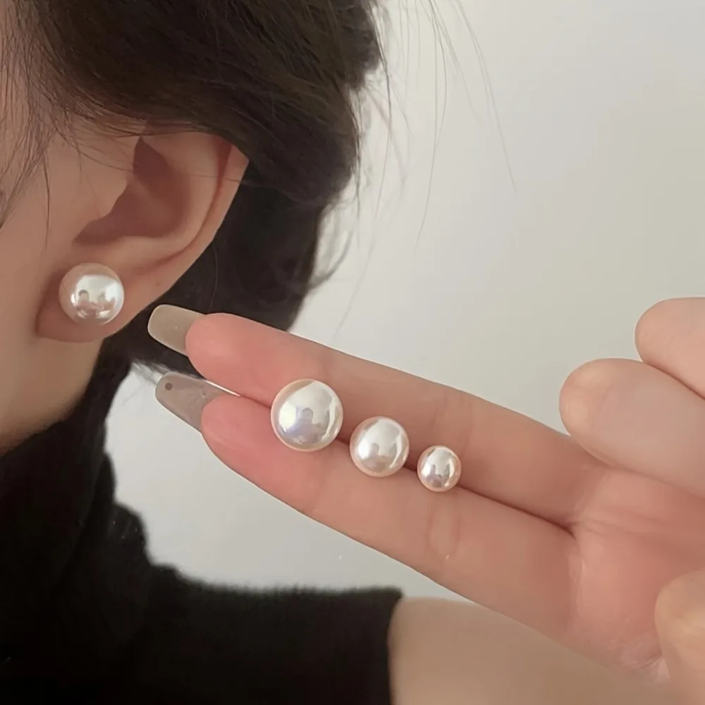 5 Pairs/10 Pcs Women's Imitation Pearl Earring Set, Suitable for Daily and Holiday Wear, Birthday Gift, Commemorative Gift