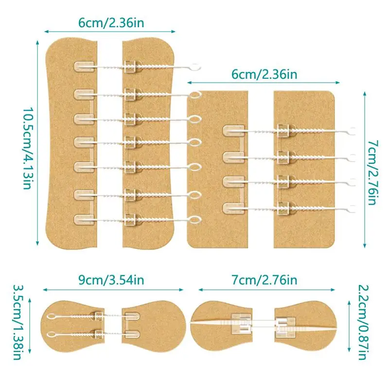 Medical Zipper Tie Wound Closure Patch 10pcs Fast Hemostatic Patch Suture Free for Home and Hospital Care