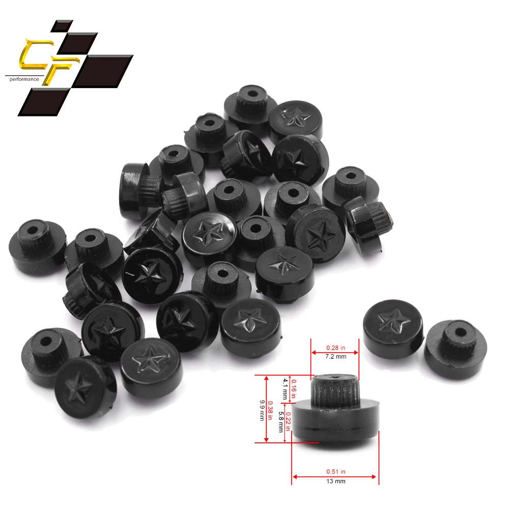 

25pcs 13mm Wheel Rim Cap Lip Screw Bolt Tires For Car Decoration Replacement Rivets Nuts Auto Exterior Universal Part