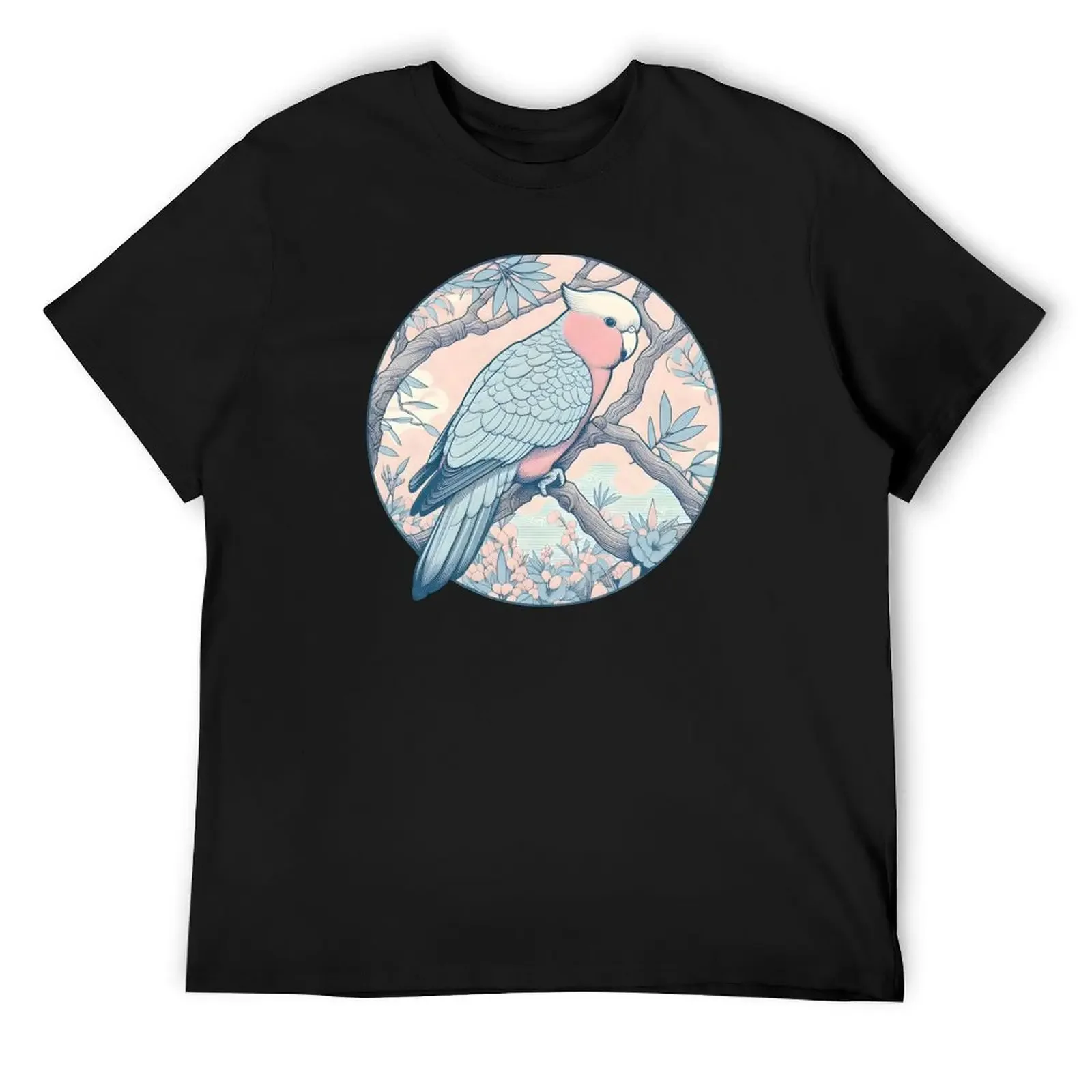 Galah australian bird retro art T-Shirt anime tshirt anime figures anime shirts men