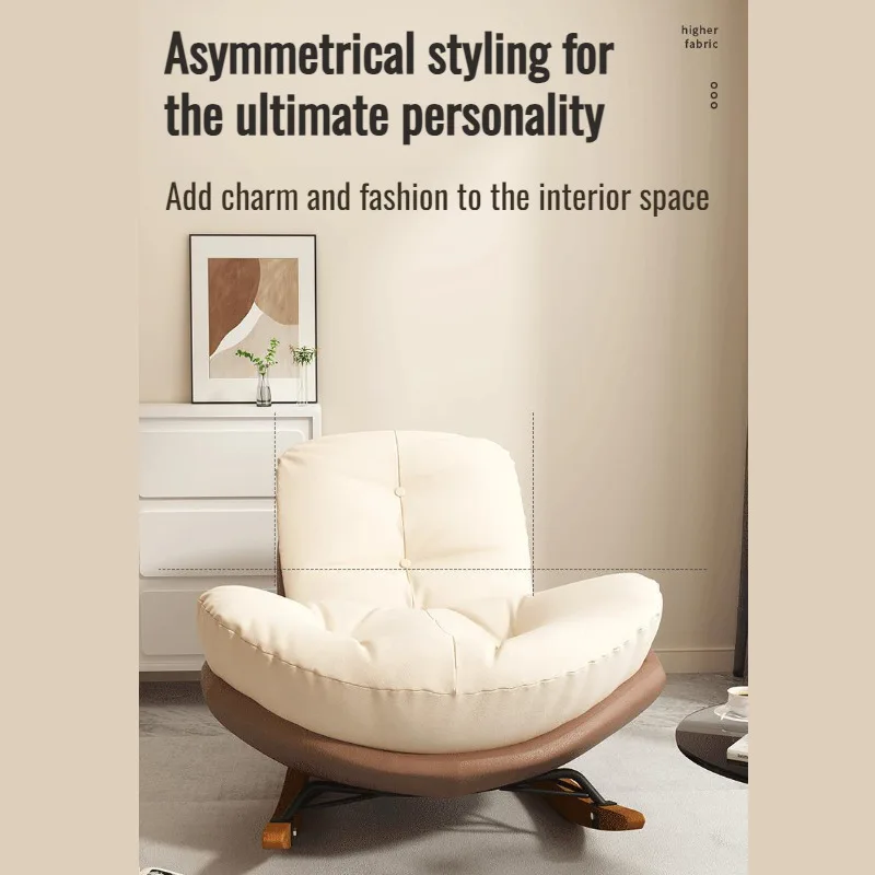 Lazy Sofa Penguin Rocking Chair Adult Lounge Recliner Living Room Balcony Rocking Chair Household Indoor Leisure Single Chair