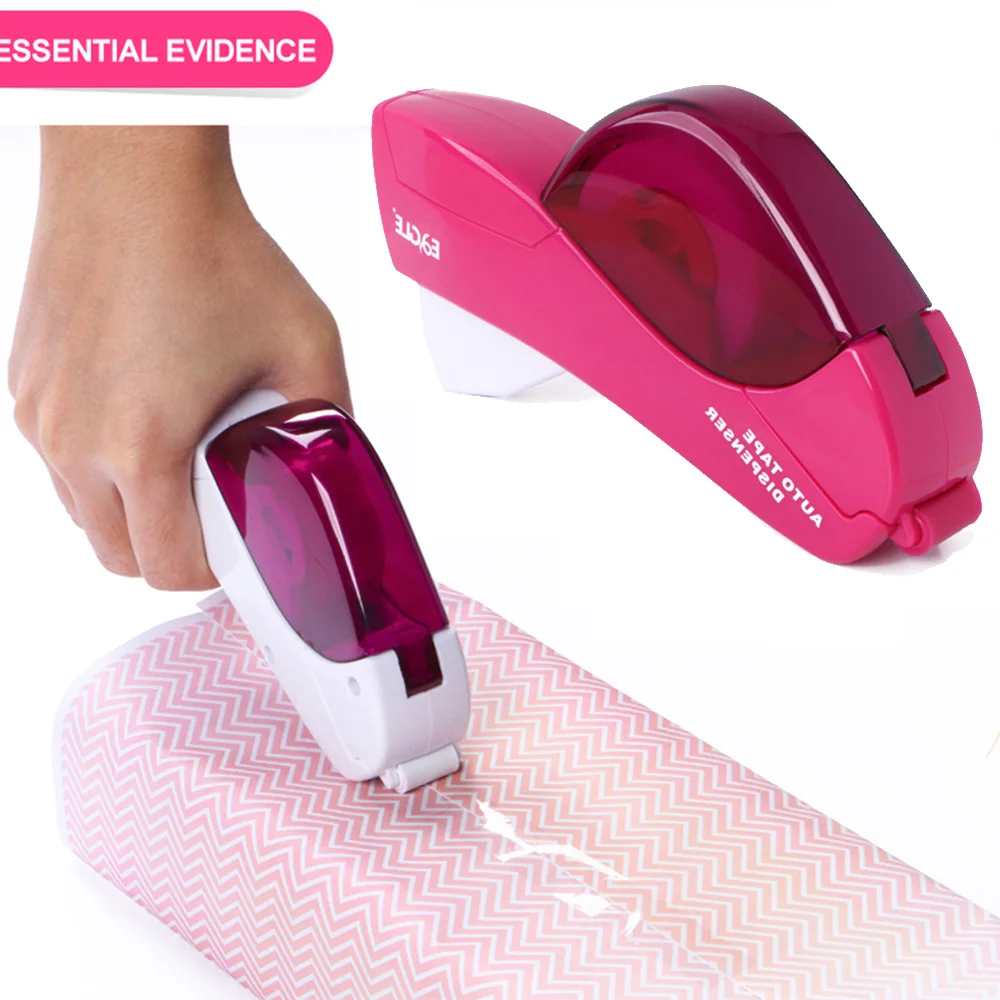 Cortador de cinta transparente inteligente, dispensador automático de cinta portátil, papelería, soporte de cinta de mano, suministros de estudio y oficina