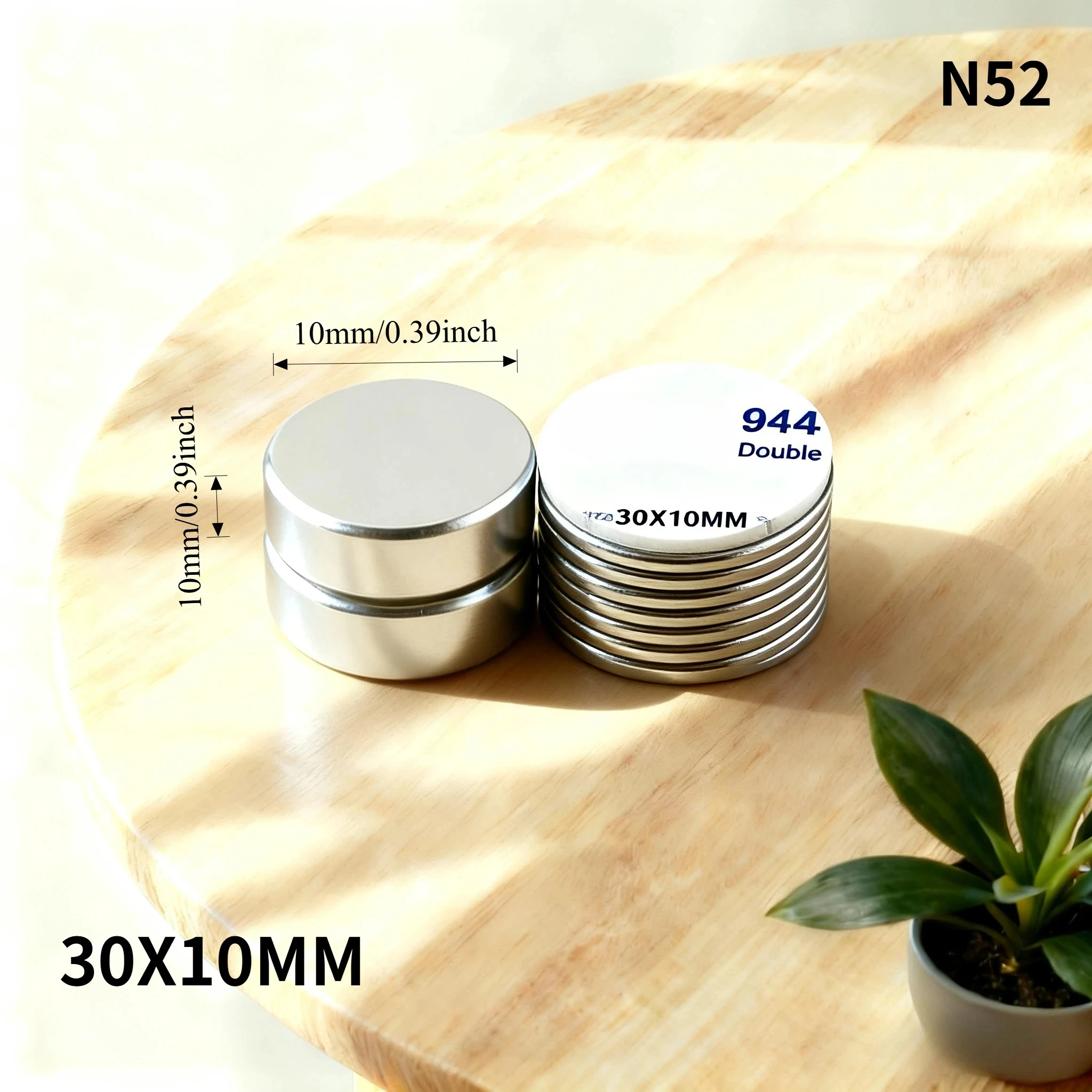 N52 20x10 30X10 Refrigerator Magnets Super Round Neodymium Motor Generator Strong Ebike Fridge Engine Office Science Diy Craft