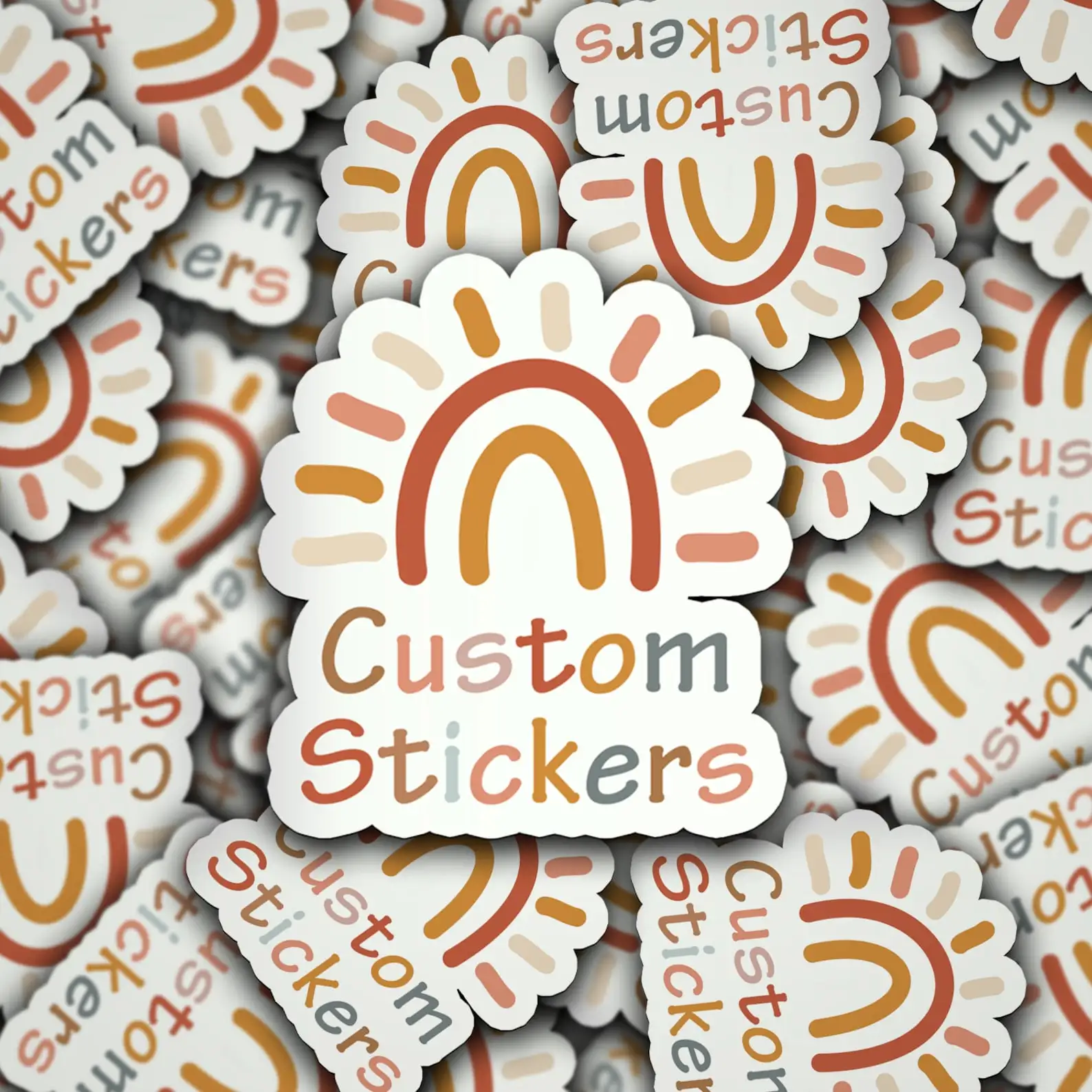 100 PCS Custom Logo Stickers Personalized Wedding Labels Thank You Sticker Birthday Party Packaging Print Your Own Sticker