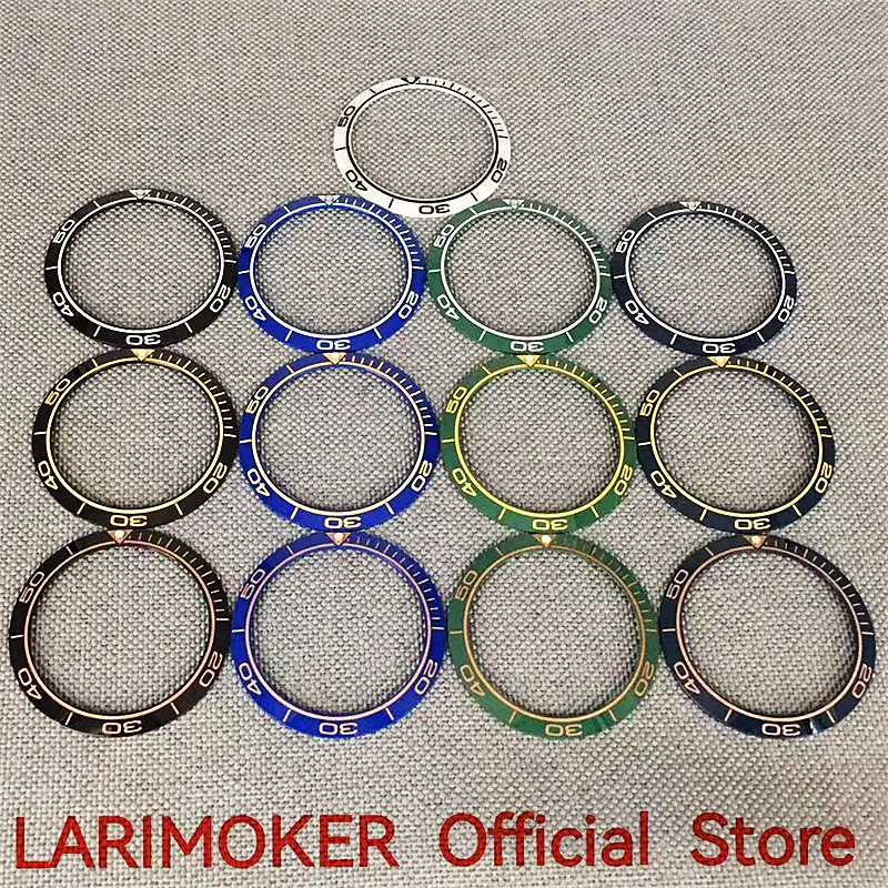 

LARIMOKER 38mm Ceramic Watch Bezel Fit 40mm -41mm SUB YM OMG Watch