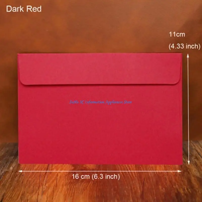 10PSC/Pack Invitation Envelopes letter Papers Envelope 6'' x 4'' for Wedding
