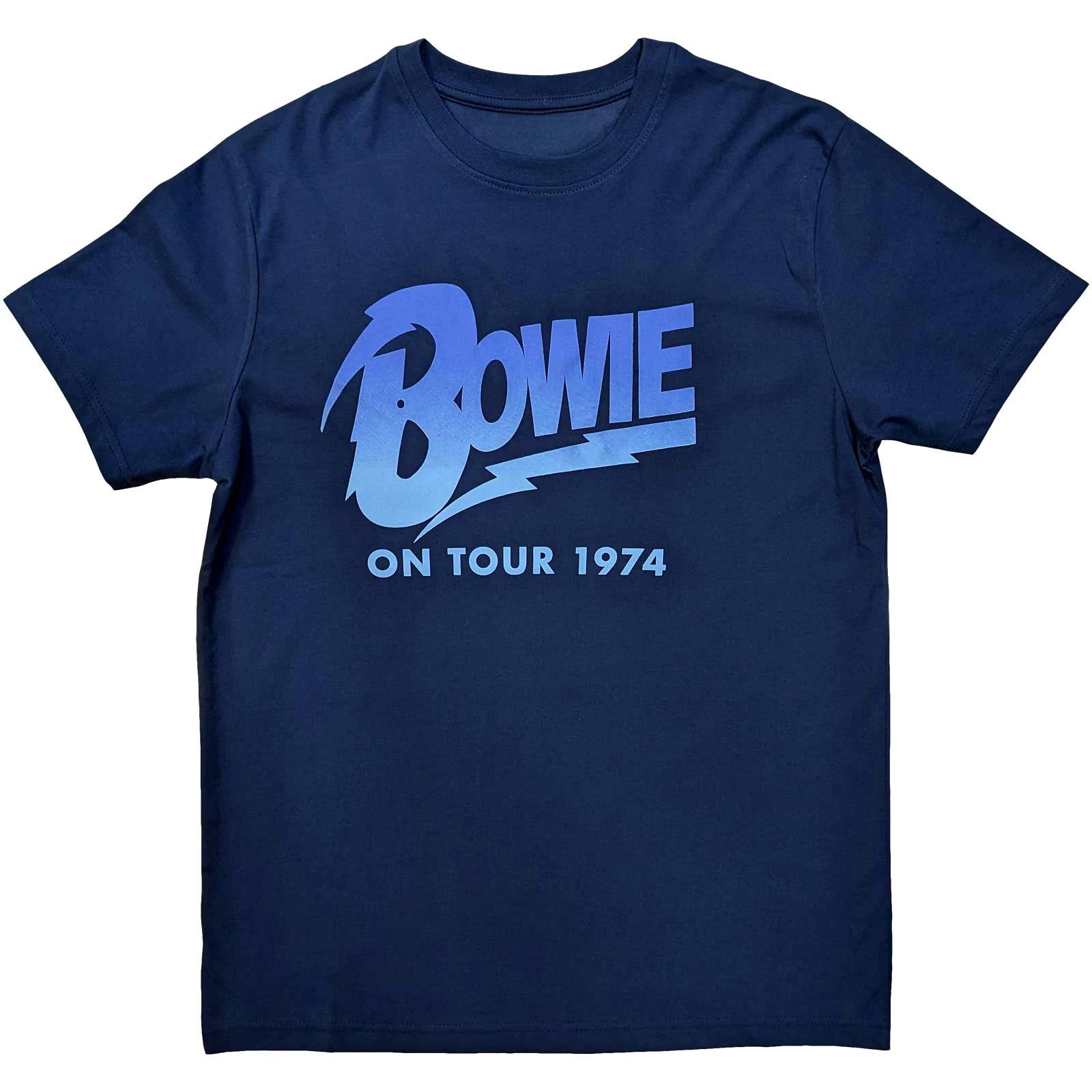 On Tour 1974 David Bowie T-Shirt Cotton Graphic Tee Men Women Summer Streetwear