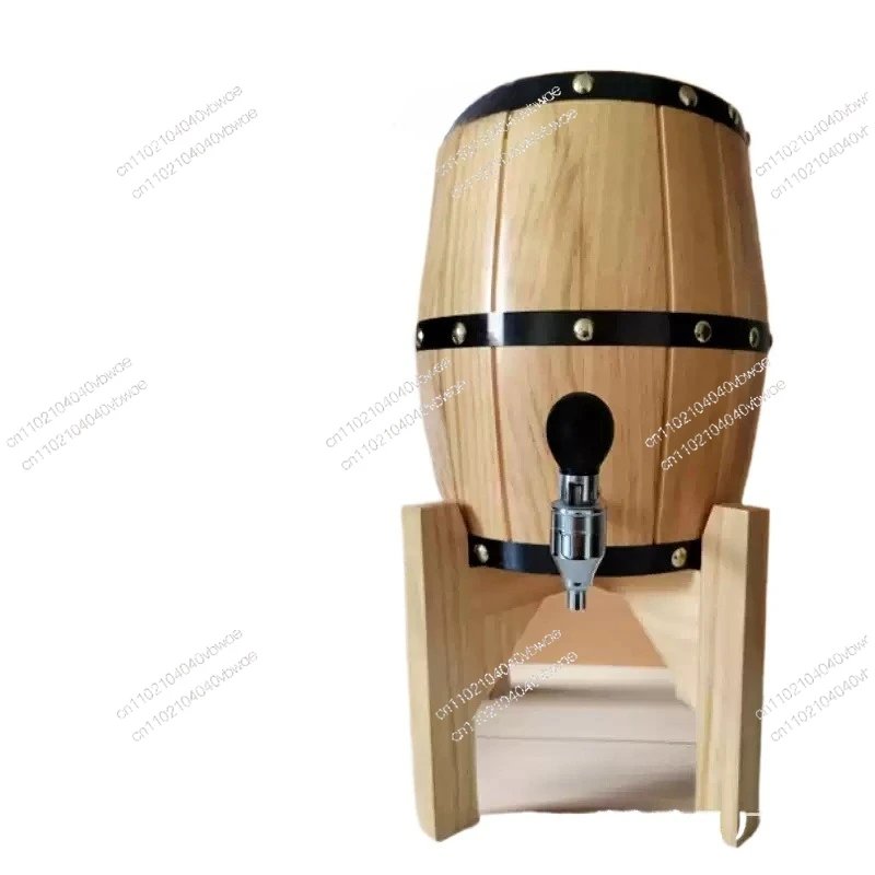 

Beer Rack 3L Stainless Steel Liner Draft Beer Keg Craft Wine Dispenser Bar with Faucet Commercial Tasting Special