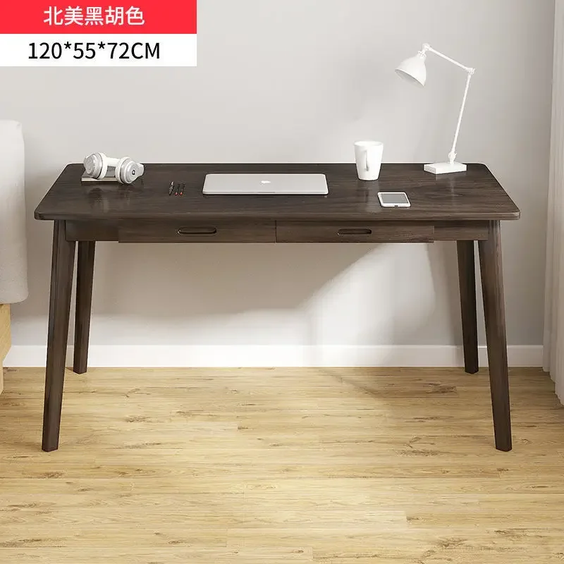 Nordic solid wood desktop computersimple home bedroom study desk  student writing small  escritorio  office desk