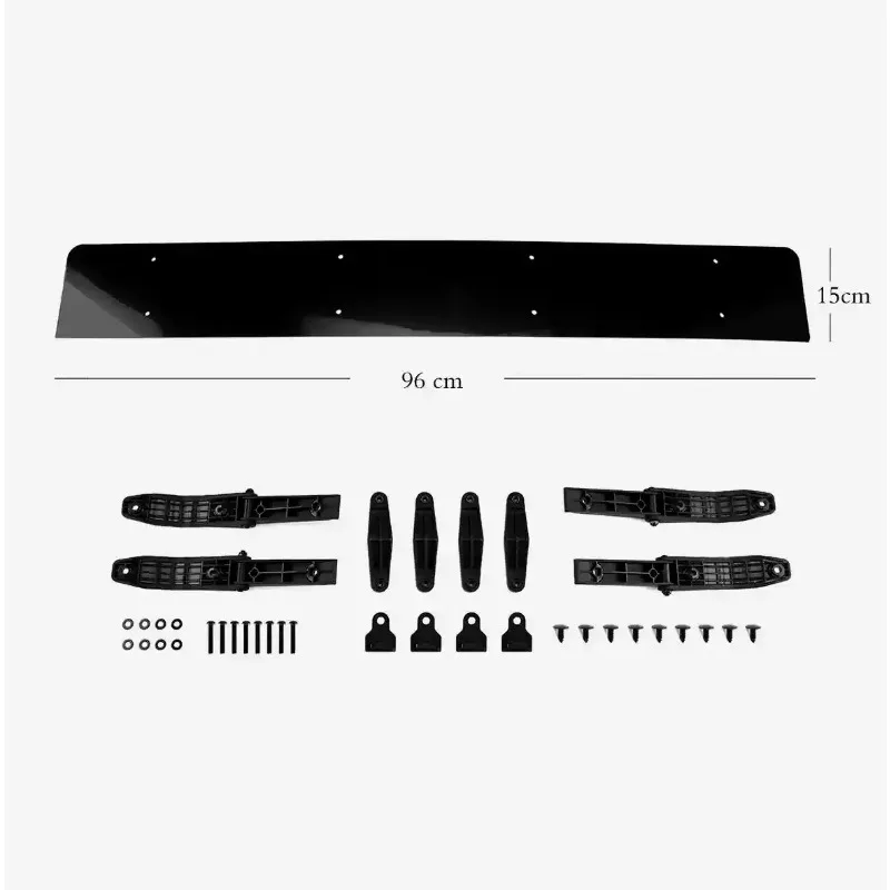 Aerodynamic Wind Noise Reduction Deflector Roof Spoiler Auto Windshield Mute Enhancement Car Accessory