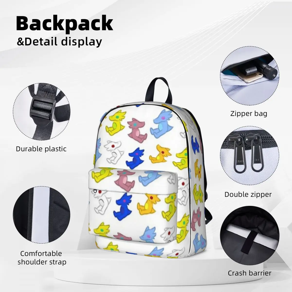 Canon Scalemates From Homestuck Backpacks Student Book bag Shoulder Bag Laptop Rucksack Fashion Children School Bag