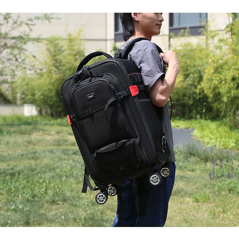backpack with travel sleeve Carry-On (40L) Hynes Eagle Teal This backpack designed with a belt in the backside allows you easily put the backpack on the luggage case.Roomy organizers for little essential stuff as keys Men's Expandable Travel Backpack with