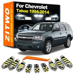 ZITWO Canbus No Error LED Interior Light Kit For Chevrolet Chevy Tahoe 1994- 2009 2010 2011 2012 2013 2014 Map Dome Trunk Lamp