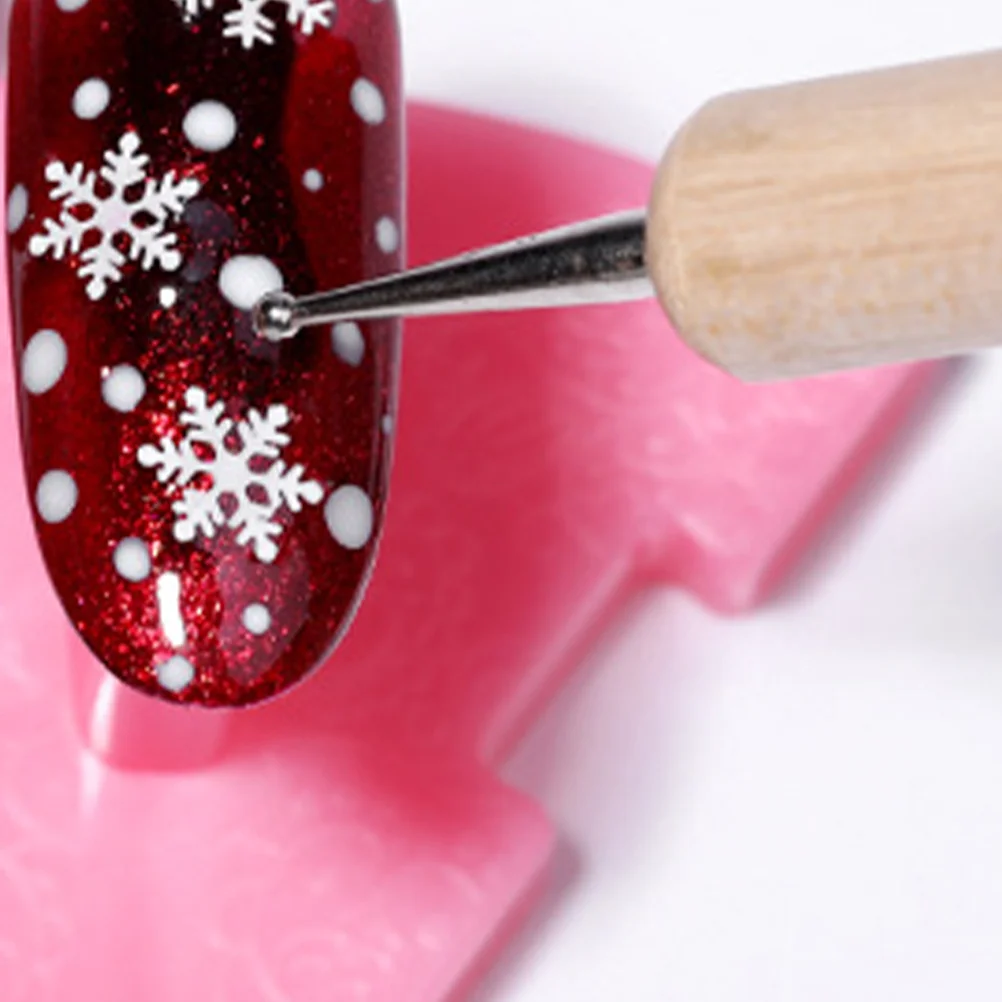 2 pezzi supporto per punta per nail art display staccabile rack per pratica base per allenamento per unghie per manicure principianti struttura per esercizi strumenti di bellezza