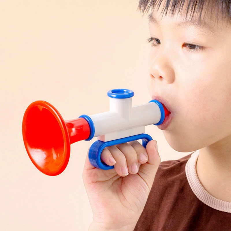 Funny Early Educational Creative Learning Horn Toy Cartoon Children Trumpet Mini Multi Function Playable Toy Musical Instrument