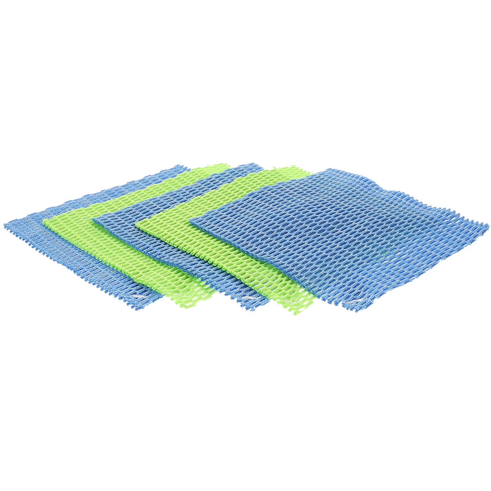 

5pcs Non Greasy Dish Cloths Reusable Super Soft Durable Kitchen Scrubber Cleaning Cloth Washing Rag Home Furniture Windows