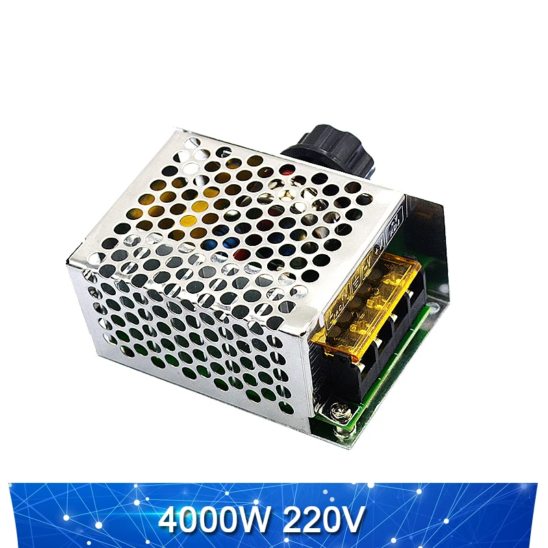 2000W 4000W 220V High Power Voltage Regulators SCR Speed Controller Electronic Voltage Regulator Governor Thermostat