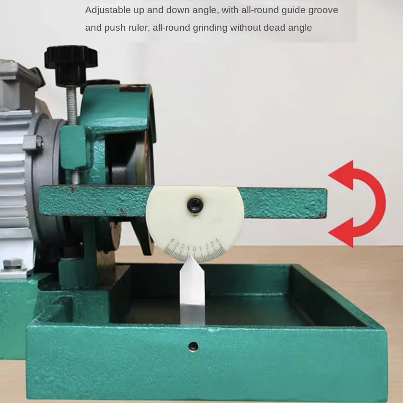 2800rpm Electric Grinder, Customizable 220V/380V Turning Tool & Knife Sharpener, 370W High Power White Steel Carbide