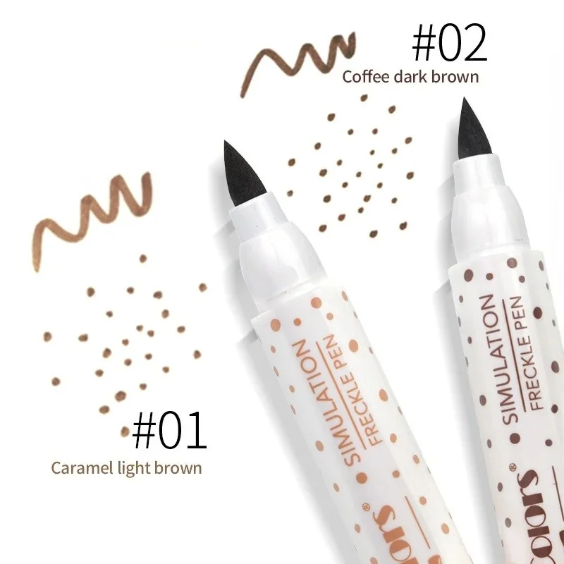 Lentiggini penna impermeabile simulazione naturale falso Spot strumento di trucco duraturo impermeabile Face Dot Spot Pen Eyeliner cosmetici durevoli