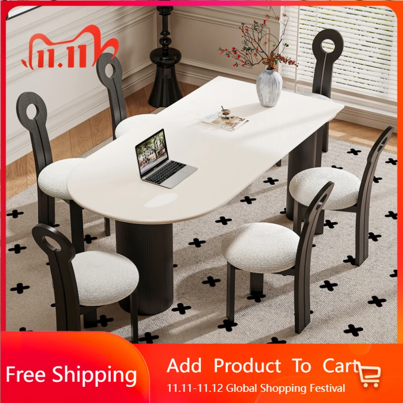 

Designer Nordic Black Tables Design Italian Modern Center Kitchen Dining Tables 4 Chairs Show Mesas De Comedor Room Furniture