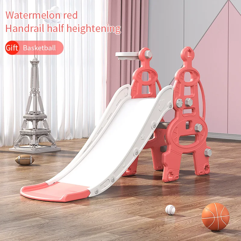 Indoor Plastic Slide  for Kids Playing Toys Play House Baby Playroom Playground Equipment