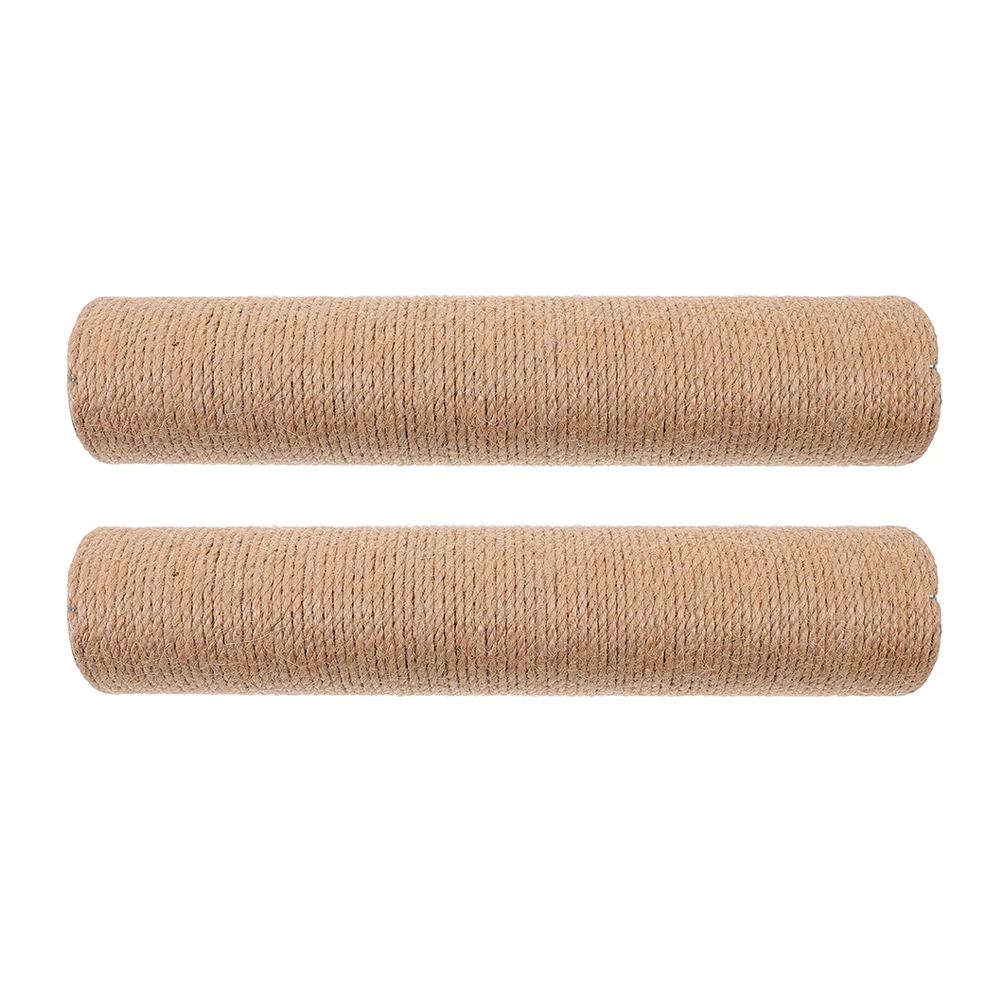 

2pcs Scratching Post Replacement Diy Tree Parts Tall Sisal Pole Heavy Duty Scratch Pad Abs Material Space Saving Vertical Design