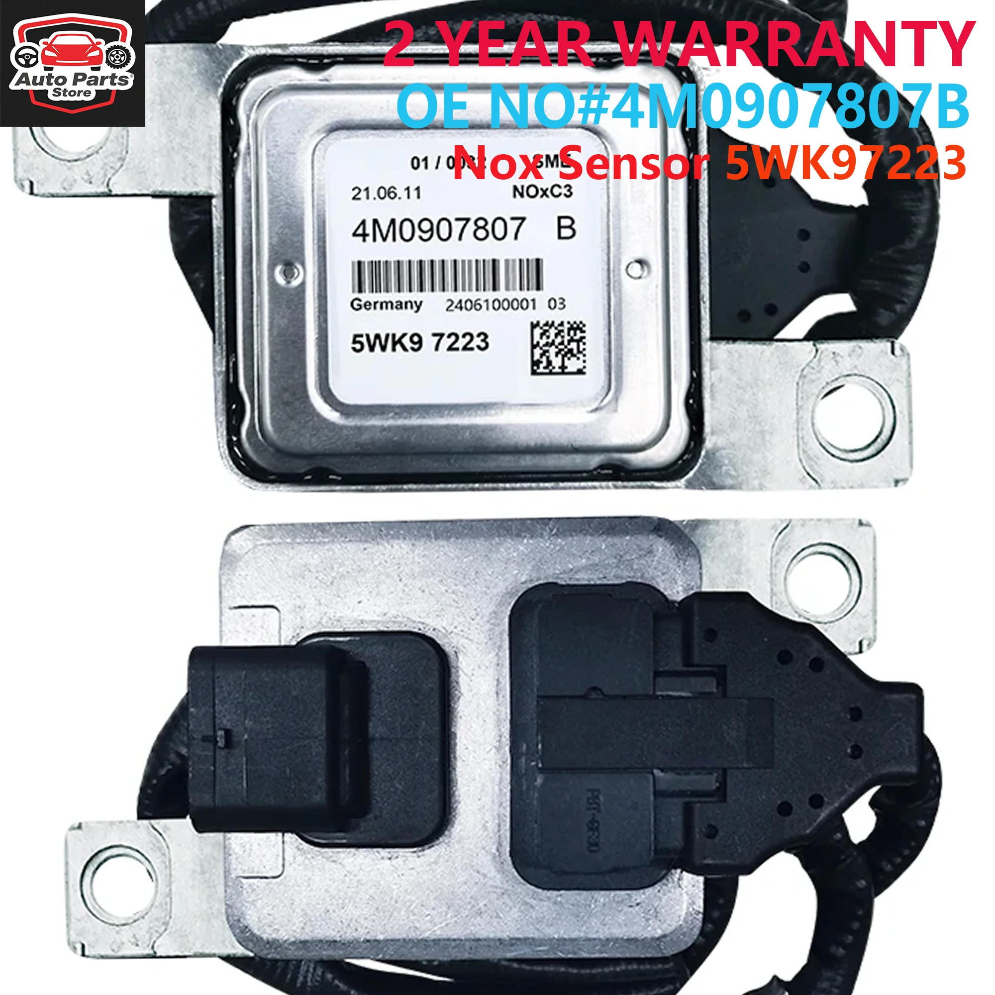 

Высококачественный новый датчик оксида азота 5WK97223 4M0907807B для VW Audi A6 C8 A7 Sportback 2019-2024