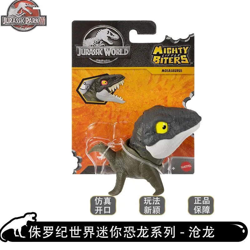 2025 ใหม่ Mattel Jurassic World Action Figures MINI Finger ไดโนเสาร์รุ่น Movable ปากของเล่นคอลเลกชันเด็กของขวัญวันเกิด
