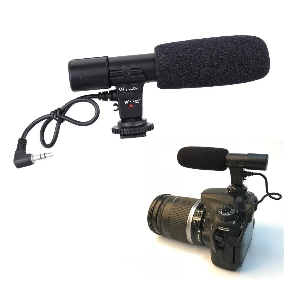 

Microphone Slr Camera Dv Stereo Microphone Camera Professional Interview News Recording Microphone