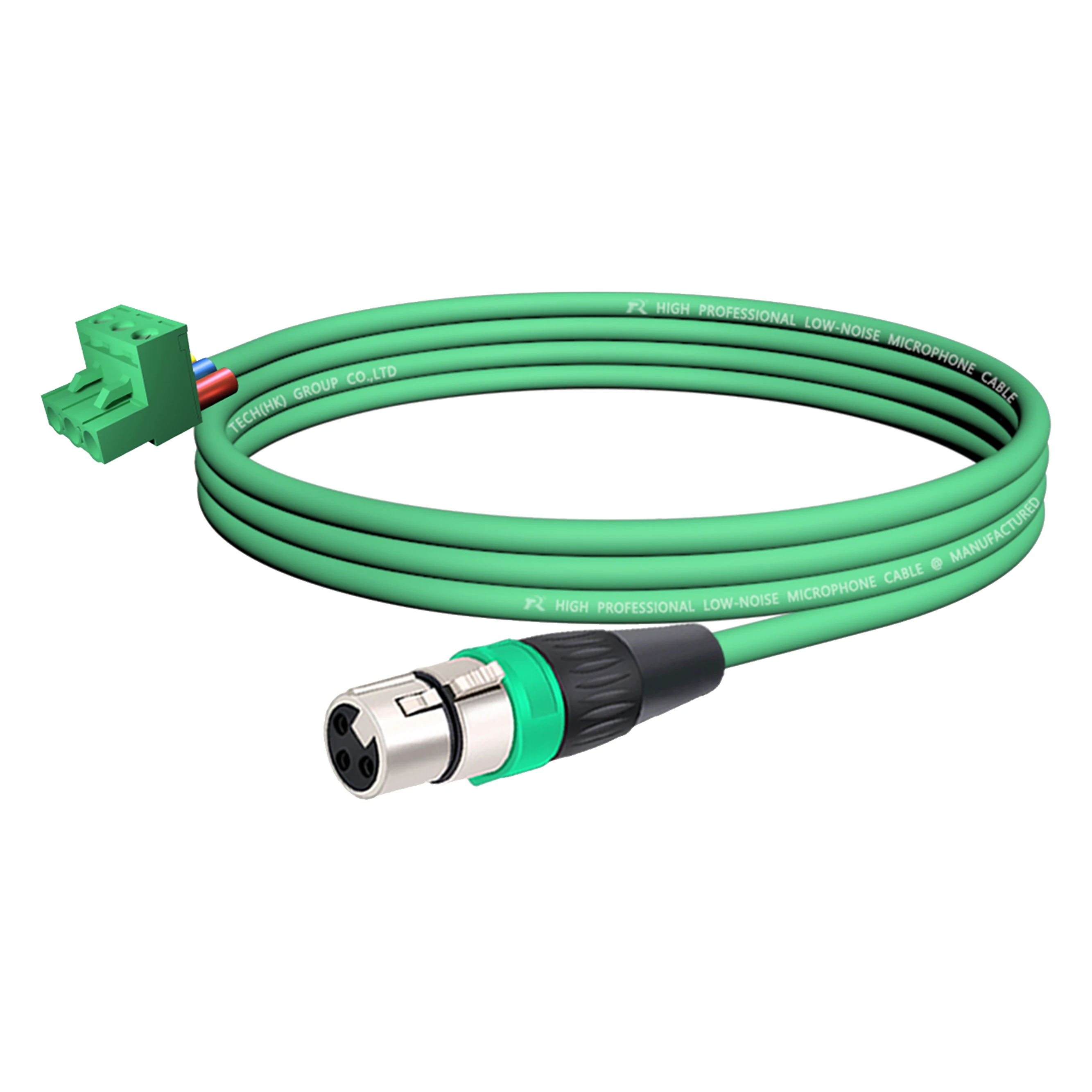 Interconnect, 5,08 mm 3-poliger Plug-and-Play-Phoenix-Stecker für 3-polige Cardano-Audio-Kabel (weiblich/männlich), silberfarbener Metallsteckerkörper – Detail 12