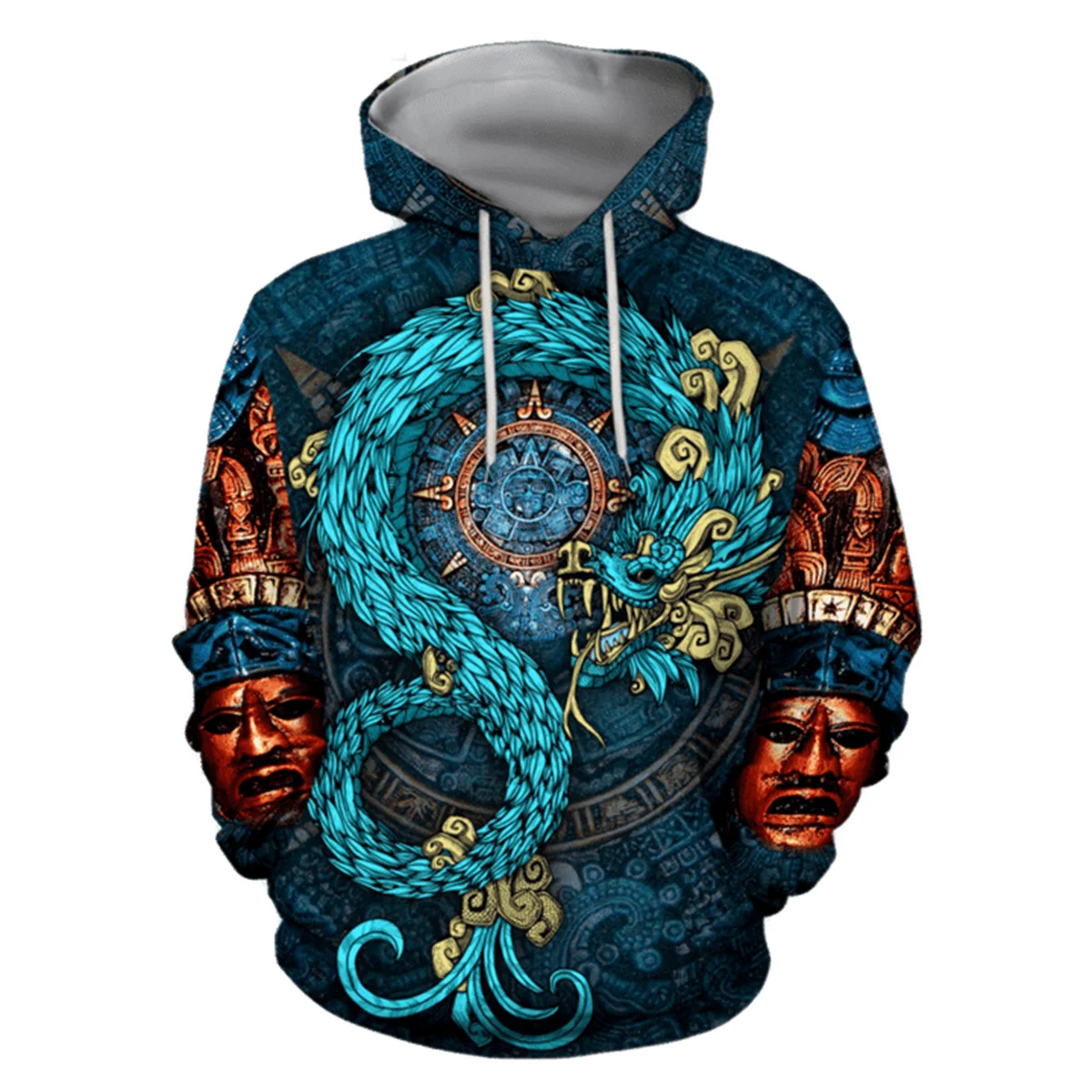 Aztec Mexican Tattoo Apparel 3D Printed Unisex Hoodie Men/Women Sweatshirt Streetwear Zip Pullover Casual Jacket Tracksuits K-11