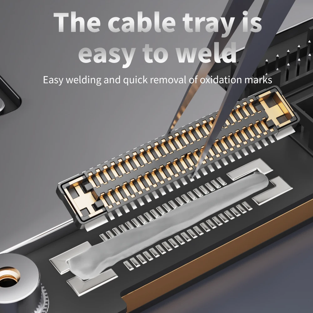 LanRui AS50 Pasta nano conduttiva per conducibilità e adesione in argento resistente alle alte temperature per riparazioni elettroniche di precisione