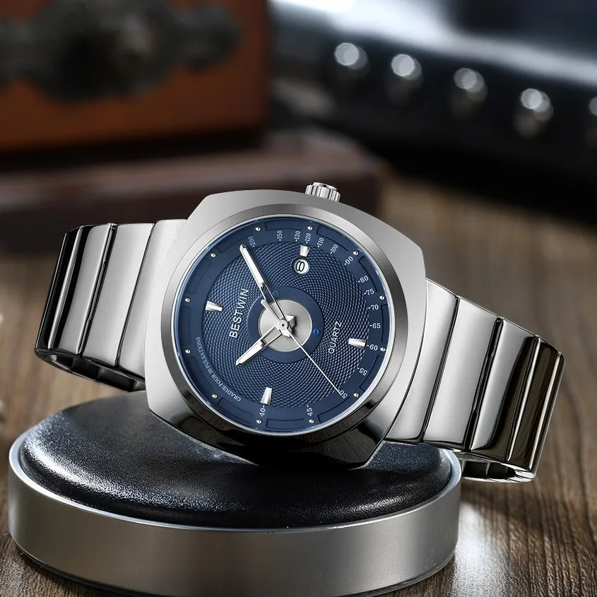 The Latest Brand Simple And Luxurious Men Precision Alloy Watches Calendar Night Light Waterproof Business Quartz Wristwatches