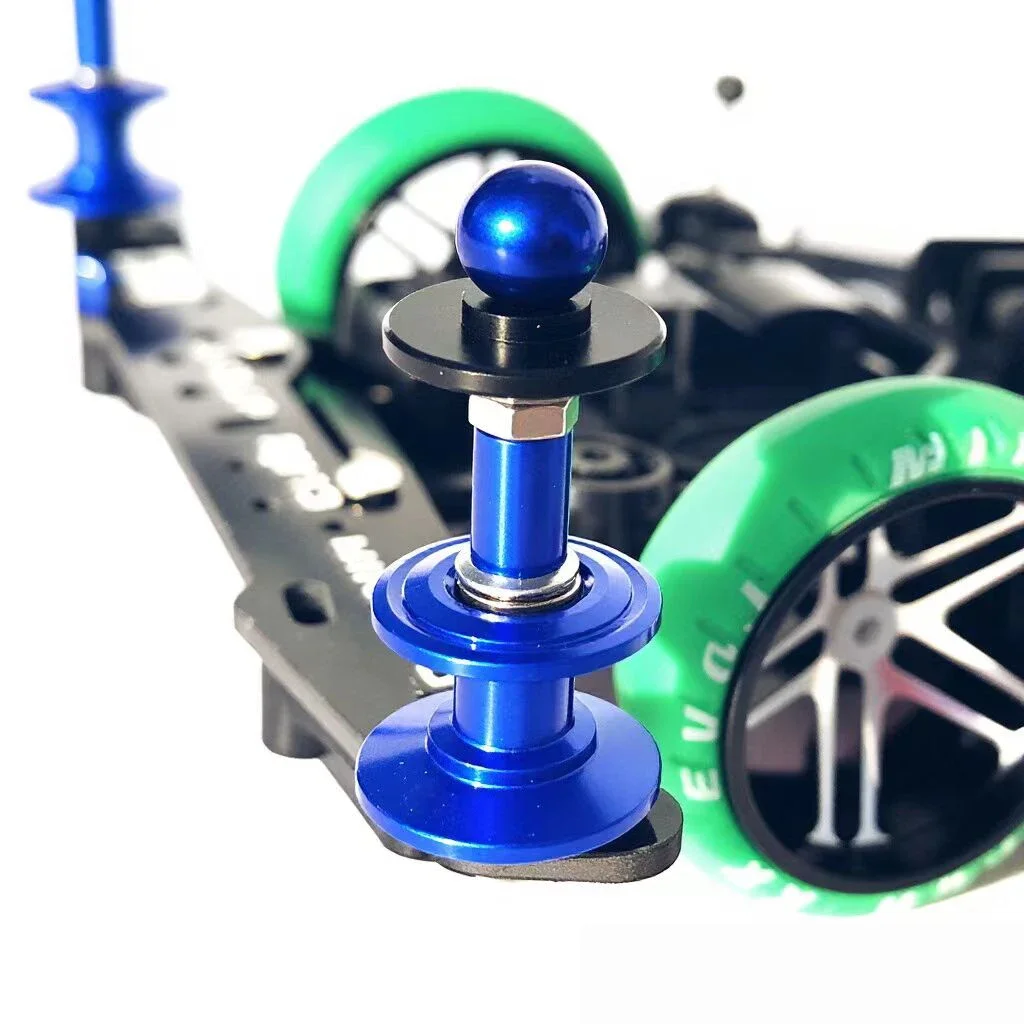 1.5/3/6/12mm Aluminum Spacer Set 16PCS, Anodized Color Bushing Sleeve Tube for Tamiya Mini 4WD Racer Upgrade Parts