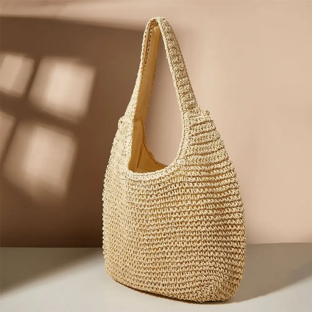 Sac fourre-tout en paille Fairycore Hobo pour femme, accessoires esthétiques initiés, sacs à main de plage