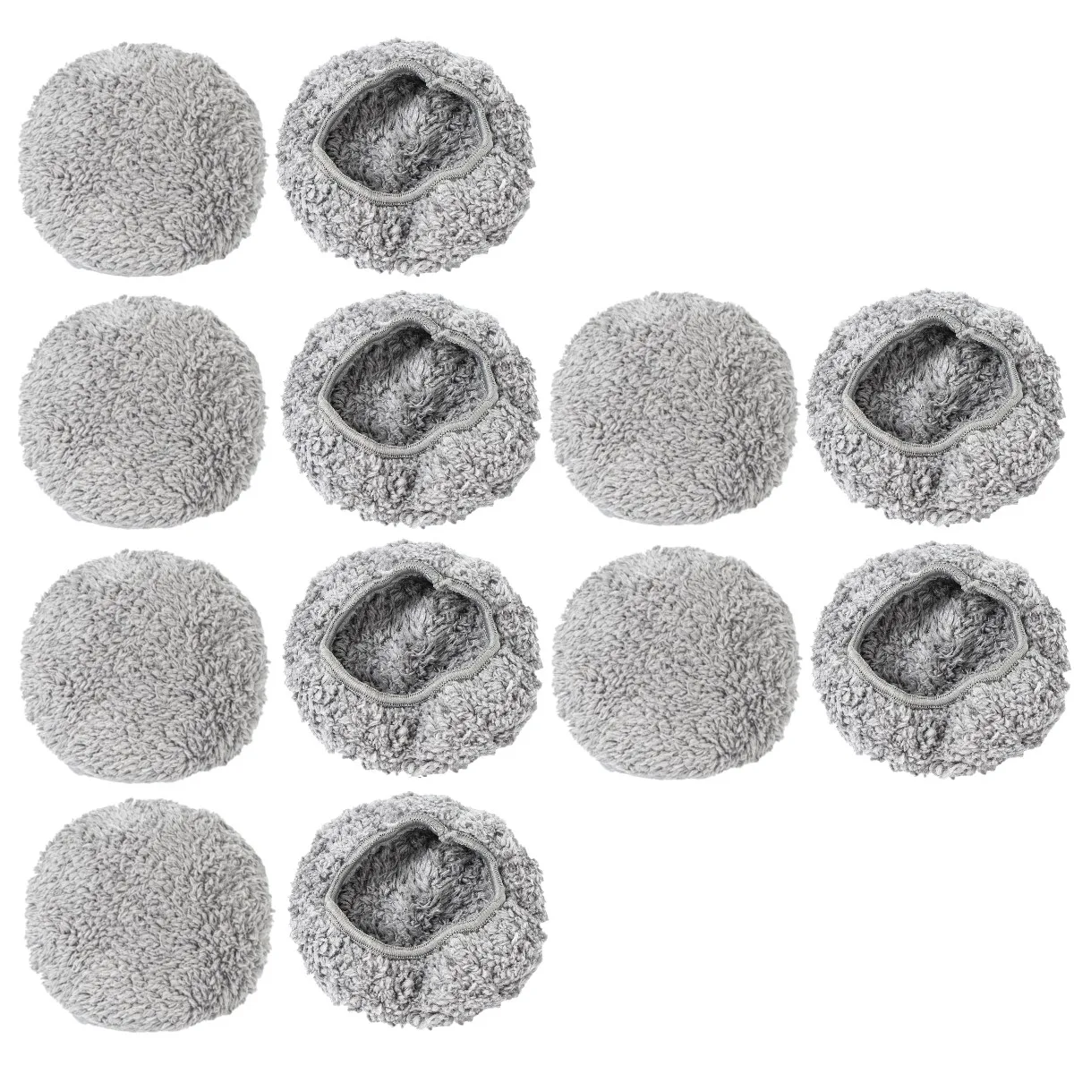 Window Clean Mop Pads for Hobot 188 168 198 388 High Quality Sweeping Robot, Universal Round Mops Cloth Vacuum Cleaner Parts