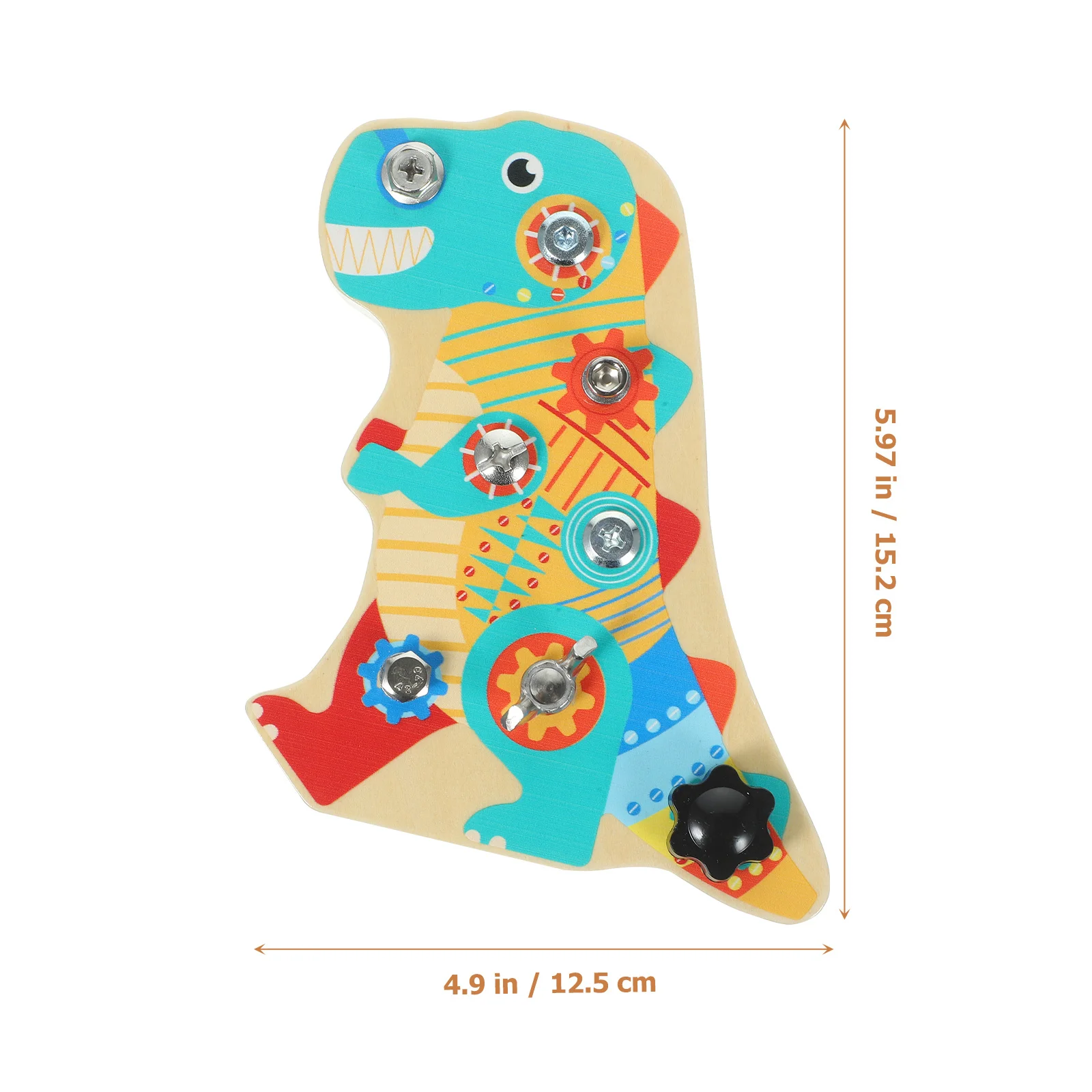 1 مجموعة خشبية ديناصور برغي لوحة للقيادة الاطفال تشغيل أداة التعلم الحسية نشاط مونتيسوري مجموعة للأطفال التعليم المبكر