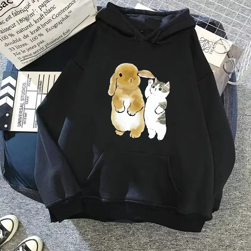 Męska i damska bluza z nadrukiem w dużych rozmiarach, luźna, codzienna, miękka, wygodna i oddychająca, luźna bluza z kapturem do sportów outdoorowych.