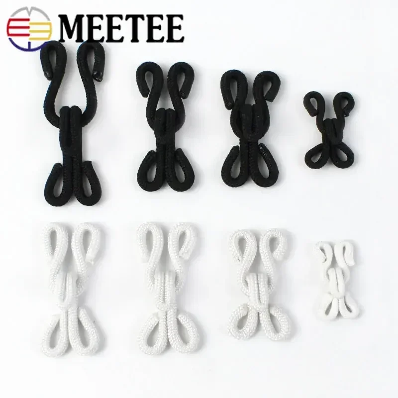 20/50Set Cotton Invisible Button Adjust Pants Skirt Coat Buckles Collar Hook Garment Underwear Bra Buckle DIY Sewing Accessories