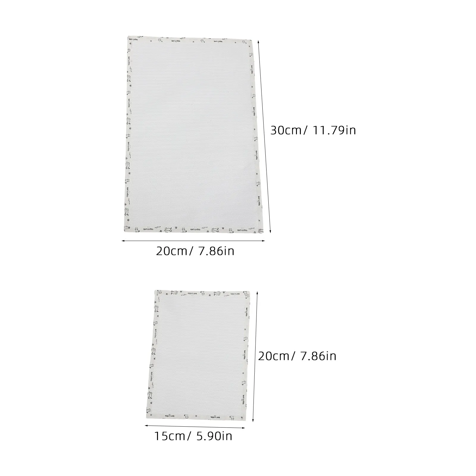 2Pcs Fuse Beads Ironing Paper Heat Resistant Edge Binding Thick Cloth Craft Baking Sheet for DIY Fuse Bead Ironing