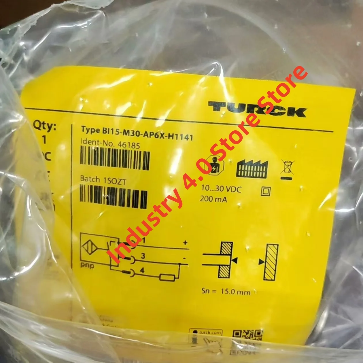 

Бесконтактный переключатель BI15-M30-AP6X-H1141 новый оригинал