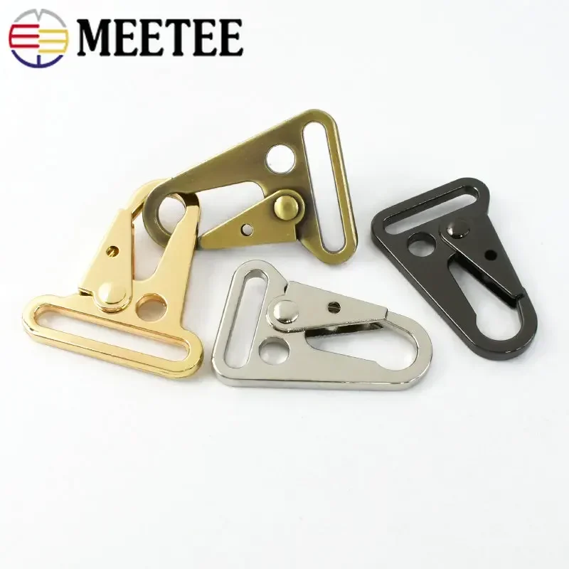 2/4/10Pcs 25/32/38mm Metal Strap Buckles Bag Snap Trigger Hooks Webbing Chain Clasp Dog Collar Buckle DIY Hardware Accessories