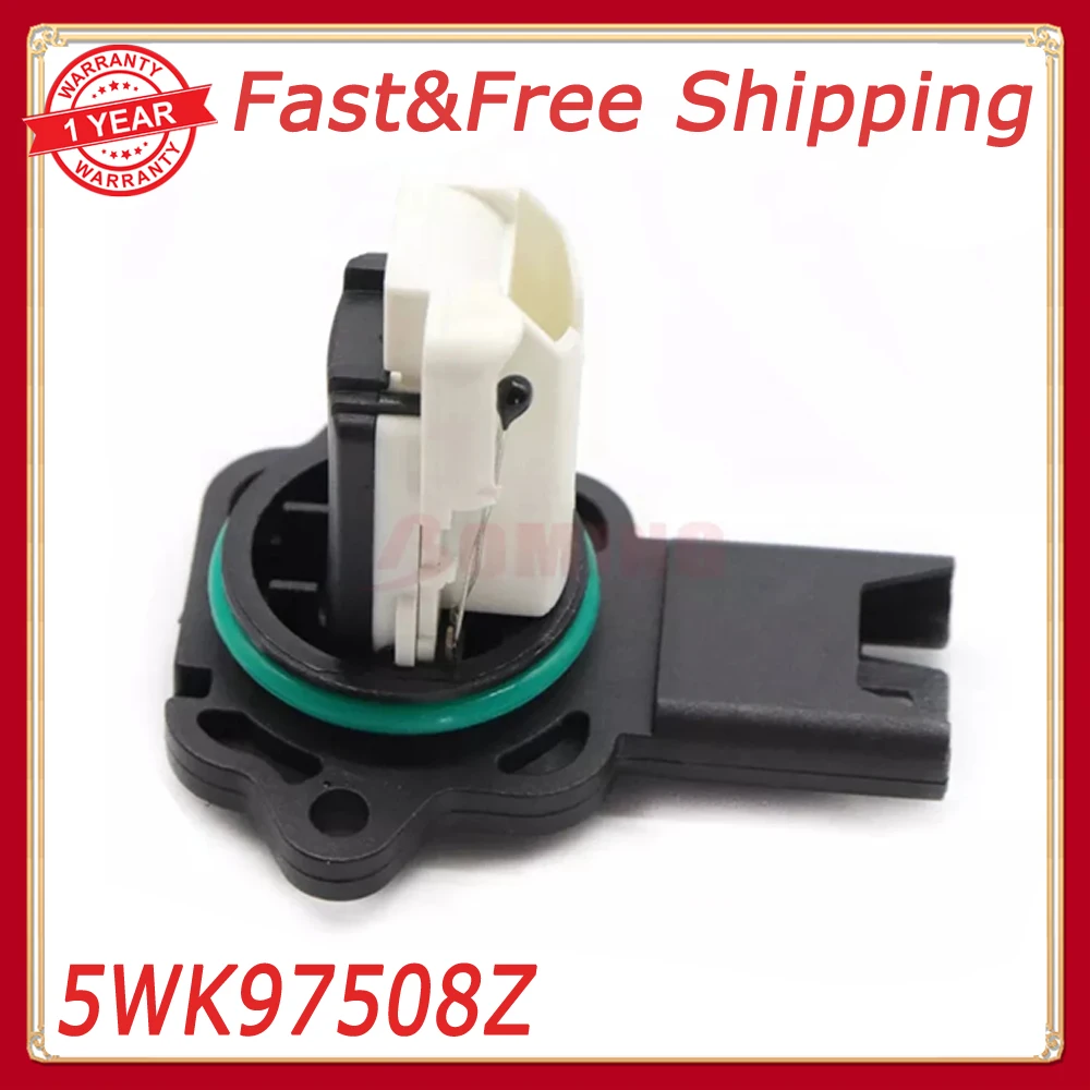 Car Air Flow Meter Sensor For BMW 128i 328i 528i X3 X5 Z4 E81 E82 E87 E88 E90 E91 E93 2007-2013 5WK97508Z 13627551638